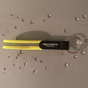 Tre Ponti Italy Keychain; Yellow; New With Out Tags; From a nonsmoking home🤍